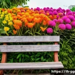 야생화 도시 정원 조성을 위한 기부 문화 - **Prompt 1: Urban Wildflower Oasis in Bangkok**
    "A breathtaking, vibrant wildflower garden flour...